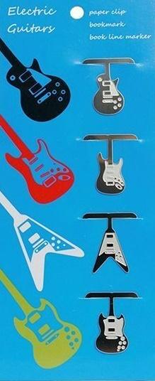 Spinacze do papieru - gitary elektryczne