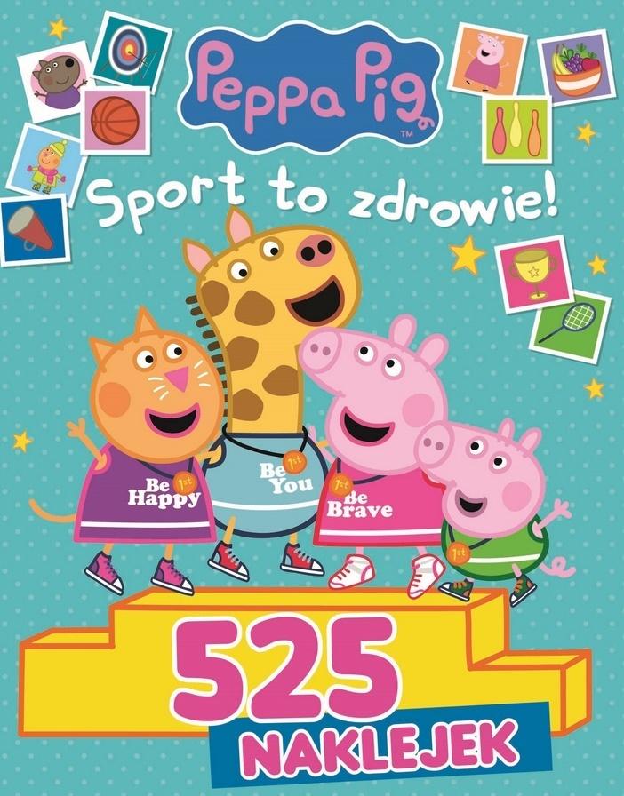Sport to zdrowie! Świnka Peppa. 525 naklejek