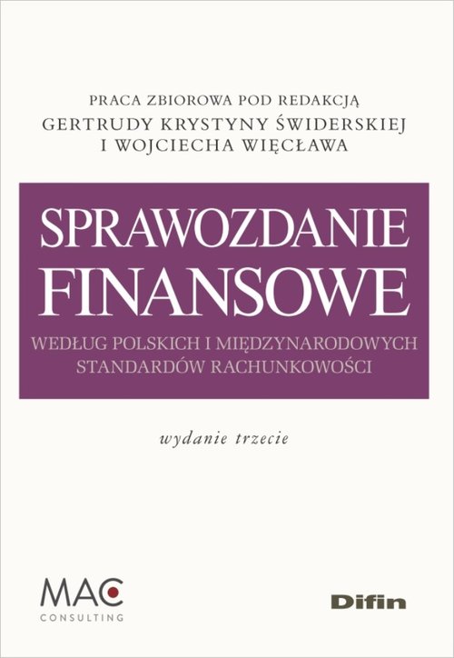 Sprawozdanie finansowe według polskich i międzynarodowych standardów rachunkowości