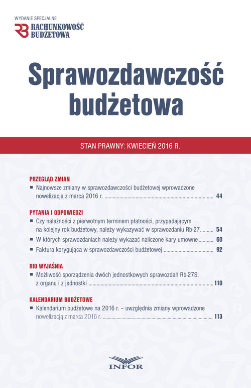 Sprawozdawczość Budżetowa