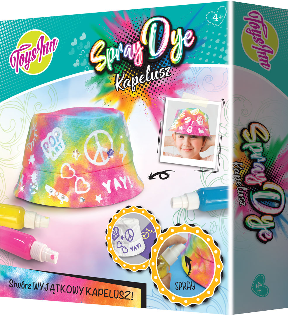 Spray dye kapelusz