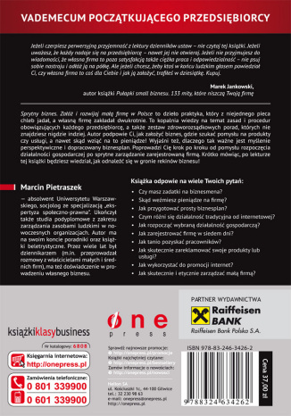 Sprytny biznes. Załóż i rozwijaj małą firmę w Polsce. eBook