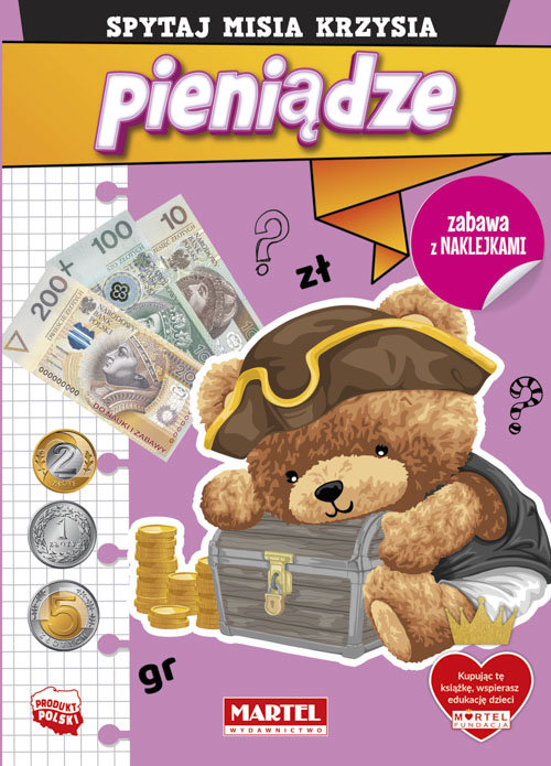 Spytaj Misia Krzysia Pieniądze z naklejkami