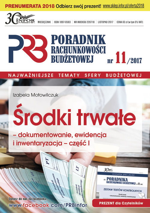 Środki trwałe dokumentowanie ewidencja i inwentaryzacja Część 1