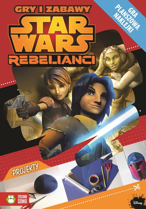 Disney Star Wars Rebelianci. Gry i zabawy + gra planszowa, naklejki