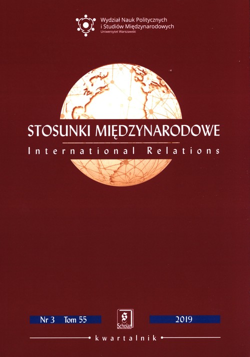 Stosunki międzynarodowe 2019/3 Tom 55