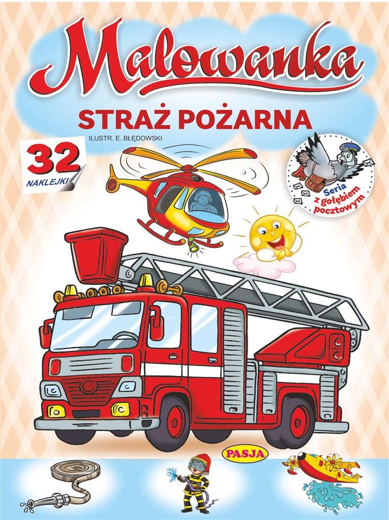 Straż pożarna. Malowanka