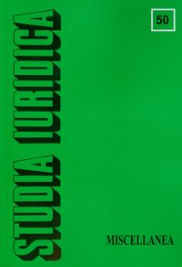 Studia Iuridica Tom 50 Miscellanea