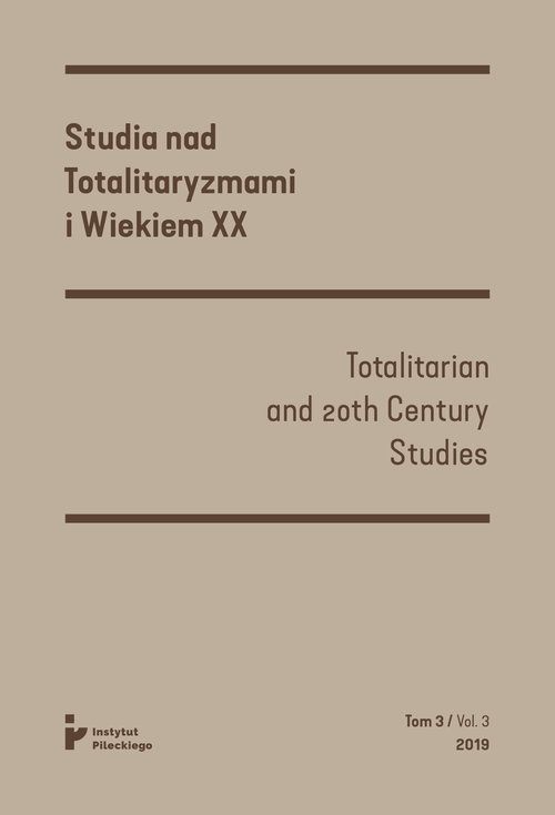 Studia nad Totalitaryzmami i Wiekiem XX Tom 3