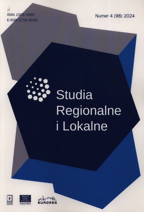 Studia Regionalne i Lokalne 4/2024 (98)