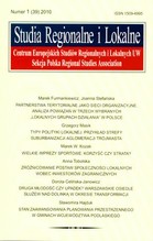 Studia Regionalne i Lokalne. Zaktualizowana koncepcja przestrzennego zagospodarowania kraju