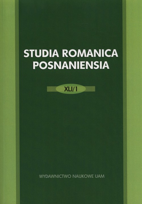 Studia Romanica Posnaniensia XLI/1