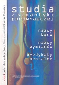 Studia z semantyki porównawczej część I
