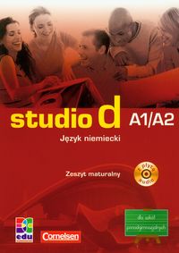 Studio d A1/A2 język niemiecki zeszyt maturalny z płytą CD