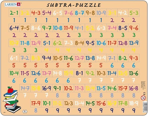 Subtra Puzzle Odejmowanie