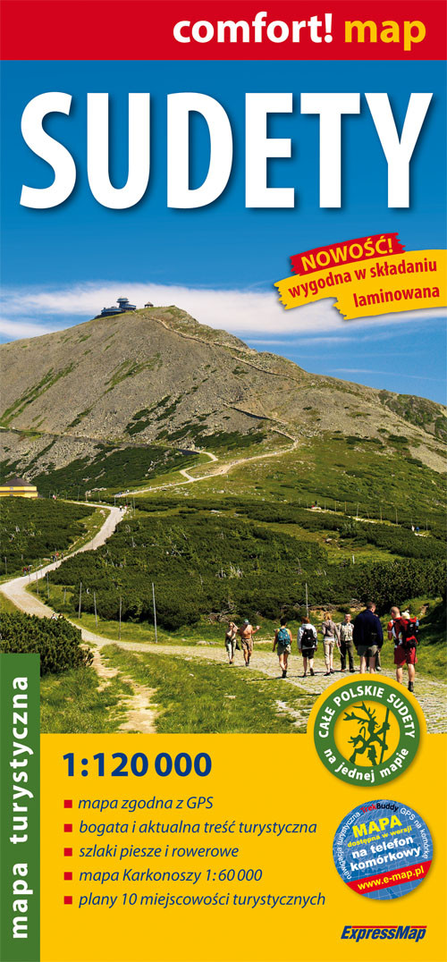 Sudety mapa 1:120 000