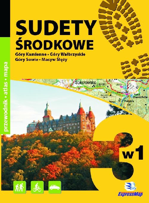 Sudety Środkowe - przewodnik, atlas, mapa