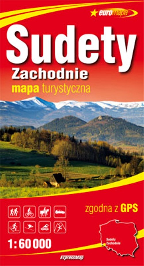 Sudety Zachodnie mapa turystyczna 1:60 000