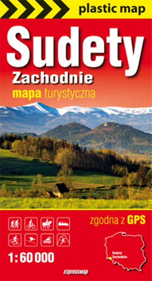 Sudety Zachodnie mapa turystyczna 1:60 000