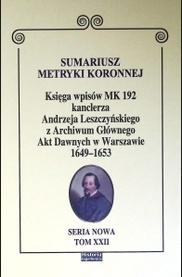 Sumariusz metryki koronnej T.XXII