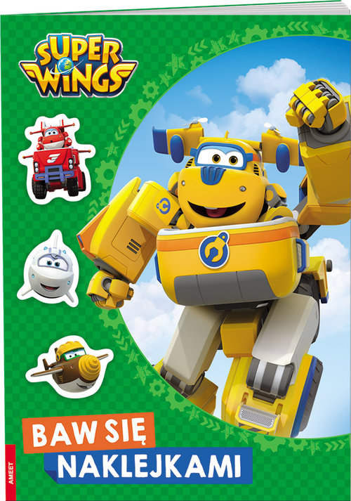 Super Wings Baw się naklejkami