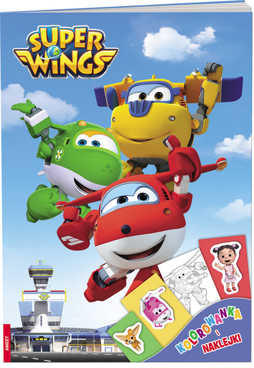 Super Wings Kolorowanka i naklejki