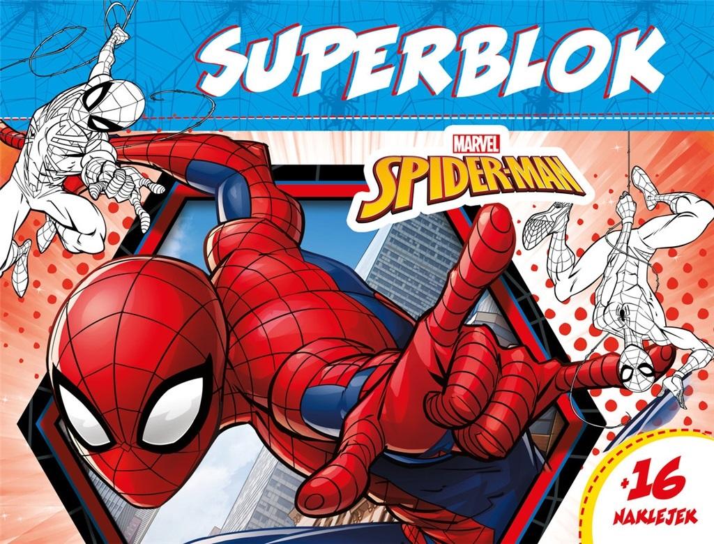 Superblok Marvel Spider-Man z naklejkami