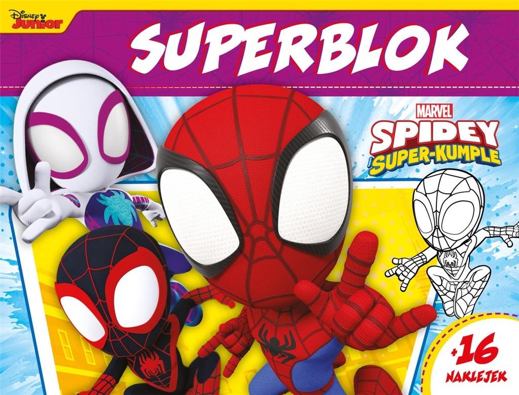 Superblok Marvel Spidey i Super-kumple z naklejkami