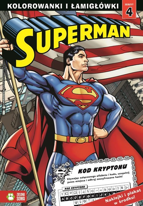 Superman Kolorowanki i łamigłówki Część 4