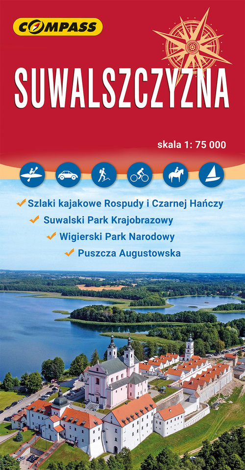 Suwalszczyzna Mapa turystyczna 1:75 000