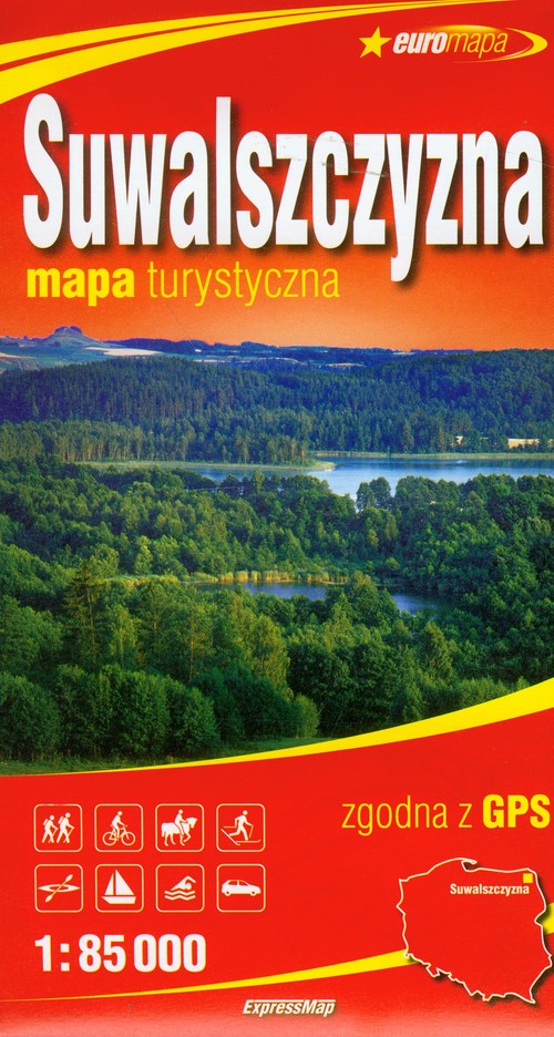 Suwalszczyzna - mapa turystyczna (1:85 000)
