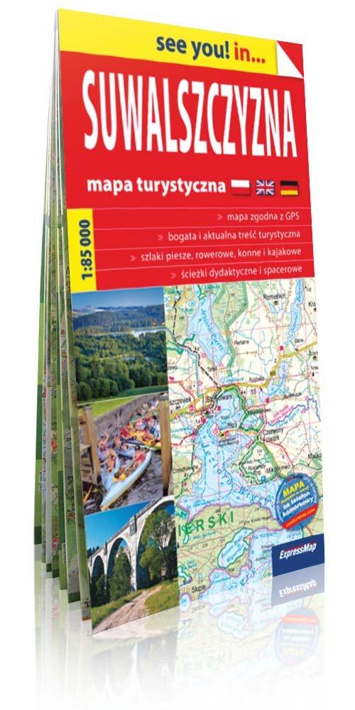Suwalszczyzna mapa turystyczna