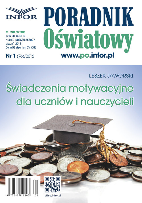 Świadczenia motywacyjne dla uczniów i nauczycieli