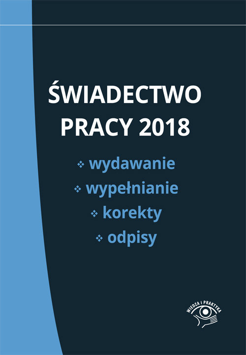 Świadectwo pracy 2018