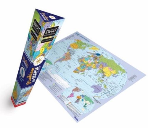 Świat mapa polityczna PLAKAT