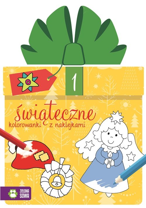 Świąteczne kolorowanki z naklejkami 1