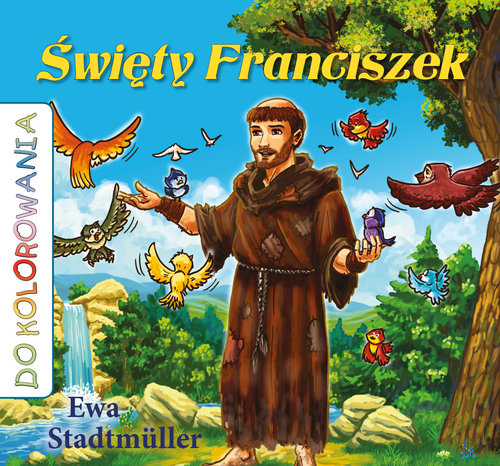 Święty Franciszek Kolorowanka