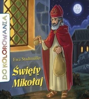 Święty Mikołaj Kolorowanka