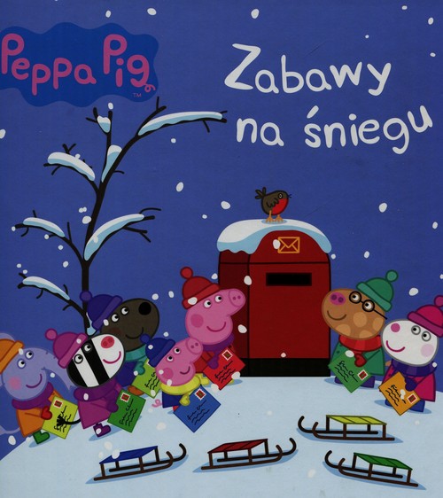 Świnka Peppa Zabawy na śniegu Wizyta Mikołaja