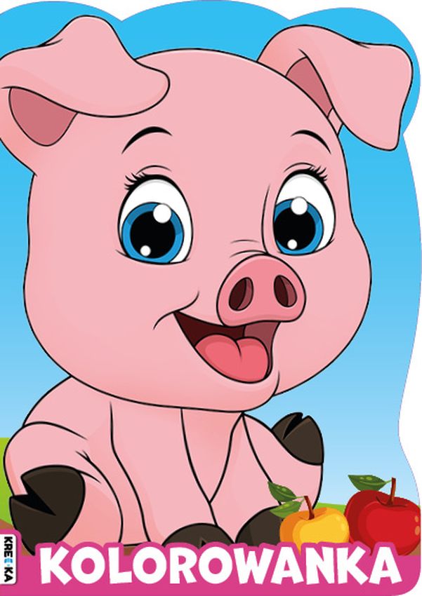 Świnka zwierzątka z wykrojnikiem