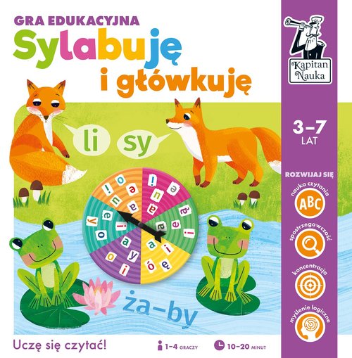 Sylabuję i główkuję Gra edukacyjna Kapitan Nauka