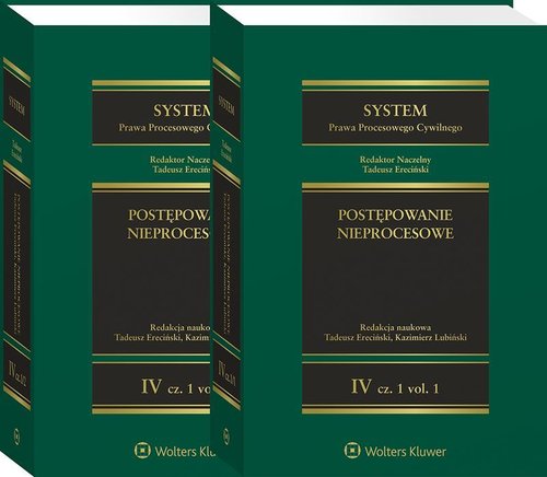 System Prawa Procesowego Cywilnego Tom 4 cz.1 vol.1-2