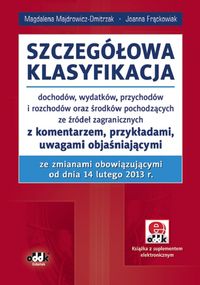Szczegółowa klasyfikacja dochodów, wydatków, przychodów i rozchodów