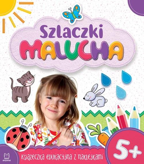 Szlaczki malucha 5+ Książeczka edukacyjna z naklejkami