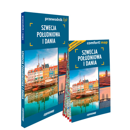 Szwecja południowa i Dania light przewodnik + mapa