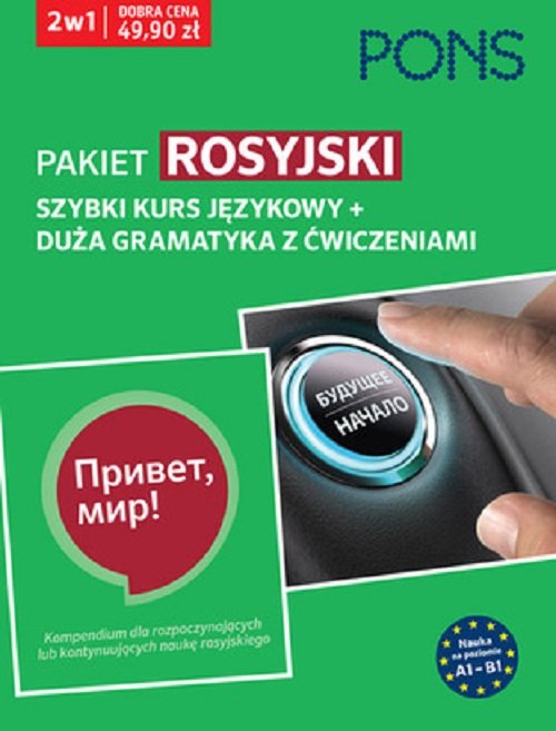 Szybki kurs i duża gramatyka rosyjska A1-B1 PAK2