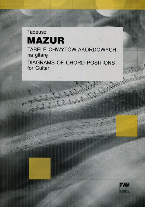 Tabele chwytów akordowych na gitarę