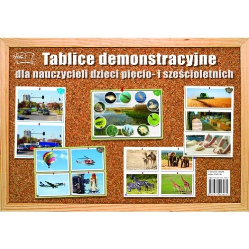 Tablice demonstracyjne dla nauczycieli dzieci pięcio- i sześcioletnich