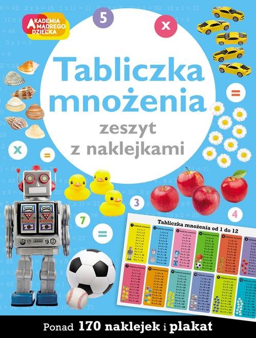 Tabliczka mnożenia Zeszyt z naklejkami