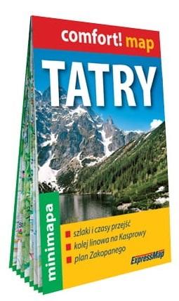 Tatry laminowana mapa turystyczna mini 1:80 000